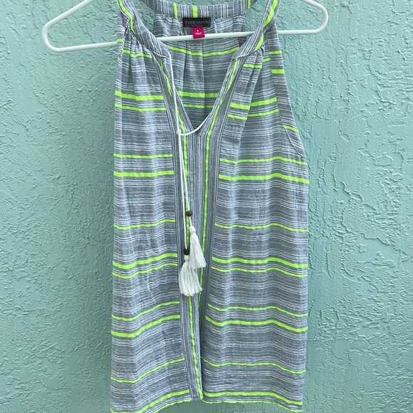 Vince Camuto striped sleeveless top - Picture 3 of 14